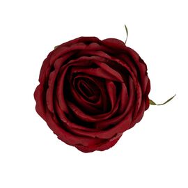 Головка розы, бордовая, 9 см, изображение 2 ᐒ купить на  ❤ Like7km.com.ua