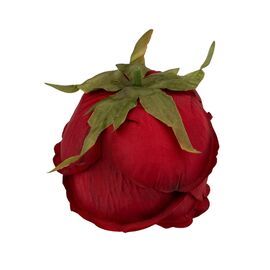 Головка розы, бордовая, 9 см, изображение 3 ᐒ купить на  ❤ Like7km.com.ua