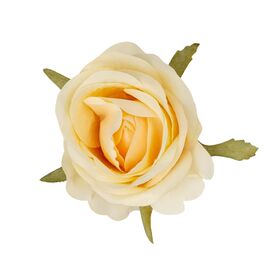 Головка розы, кремовая, 6,5 см, изображение 2 ᐒ купить на  ❤ Like7km.com.ua