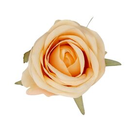 Головка розы, оранжевая, 6,5 см, изображение 2 ᐒ купить на  ❤ Like7km.com.ua