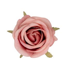 Головка розы, розовая, 6,5 см, изображение 2 ᐒ купить на  ❤ Like7km.com.ua