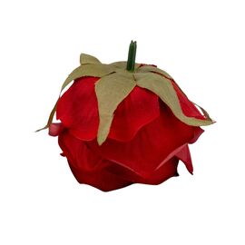 Головка розы, красная, 6,5 см, изображение 3 ᐒ купить на  ❤ Like7km.com.ua