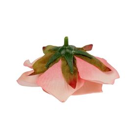 Головка розы, розовая, 7,5 см, изображение 3 ᐒ купить на  ❤ Like7km.com.ua