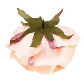 Головка розы, розовая, 10 см, изображение 3 ᐒ купить на  ❤ Like7km.com.ua