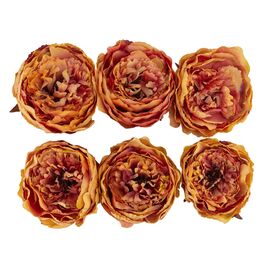 Головка пиона, оранжевая, 11 см, изображение 2 ᐒ купить на  ❤ Like7km.com.ua