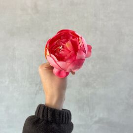 Головка розы, розовая, 8 см, изображение 5 ᐒ купить на  ❤ Like7km.com.ua