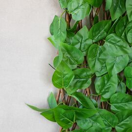 Декоративная панель из искусственной зелени и лозы "Фикус", 36*120 см, изображение 2 ᐒ купить на  ❤ Like7km.com.ua