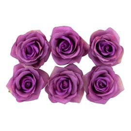 Головка розы, сиреневая, 8 см, изображение 2 ᐒ купить на  ❤ Like7km.com.ua