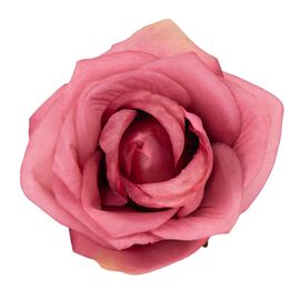 Головка розы, темно-розовая, 8 см, изображение 3 ᐒ купить на  ❤ Like7km.com.ua