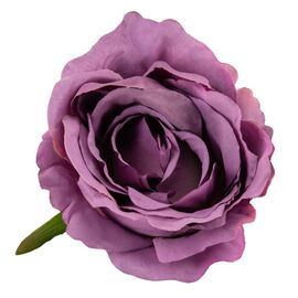 Головка розы, темно-сиреневая, 9 см, изображение 3 ᐒ купить на  ❤ Like7km.com.ua