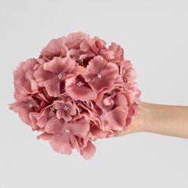 Головка гортензии, розовая, 20 см, изображение 4 ᐒ купить на  ❤ Like7km.com.ua