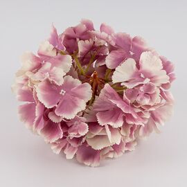 Головка гортензии, кремово-лиловая, 20 см, изображение 3 ᐒ купить на  ❤ Like7km.com.ua