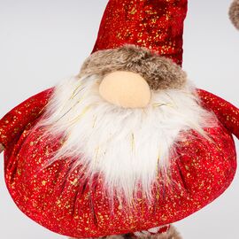 Фигурка телескопическая "Празднечный гном", 60 см, изображение 3 ᐒ купить на  ❤ Like7km.com.ua