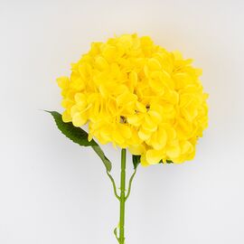 Искусственная гортензия, желтая, 67 см, изображение 2 ᐒ купить на  ❤ Like7km.com.ua