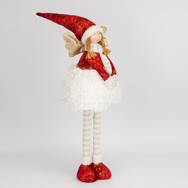 Фигурка телескопическая с подсветкой "Девочка-гномик в красном", 70 см, изображение 2 ᐒ купить на  ❤ Like7km.com.ua