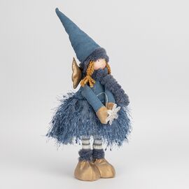 Фигурка телескопическая с подсветкой "Девочка-гномик в голубом", 50 см, изображение 4 ᐒ купить на  ❤ Like7km.com.ua