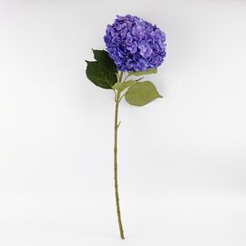 Искусственная гортензия, синяя, 93 см, изображение 4 ᐒ купить на  ❤ Like7km.com.ua