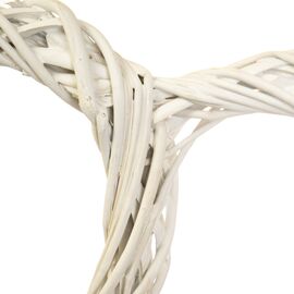 Венок подвесной из лозы "Изящное сердце" 45*30 см, изображение 2 ᐒ купить на  ❤ Like7km.com.ua