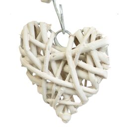 Венок подвесной из лозы "Сердечный тандем" 30*30 см, изображение 2 ᐒ купить на  ❤ Like7km.com.ua