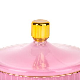 Емкость для хранения "Коффа", розовая, 13 см, изображение 2 ᐒ купить на  ❤ Like7km.com.ua