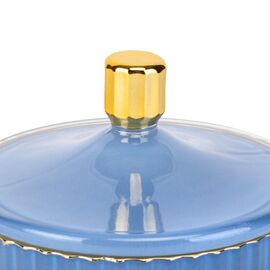 Емкость для хранения "Коффа", синяя, 13 см, изображение 2 ᐒ купить на  ❤ Like7km.com.ua