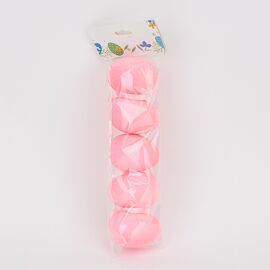 Набор из 5 подвесных флоковых крашанок, розовый, 7 см ᐒ купить на  ❤ Like7km.com.ua