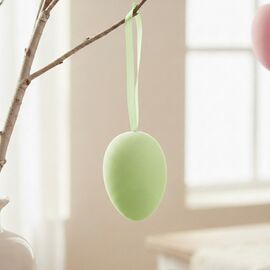 Набор из 5 подвесных флоковых крашанок, зеленый, 7 см ᐒ купить на  ❤ Like7km.com.ua