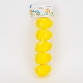 Набор из 5 подвесных флоковых крашанок, желтый, 7 см ᐒ купить на  ❤ Like7km.com.ua