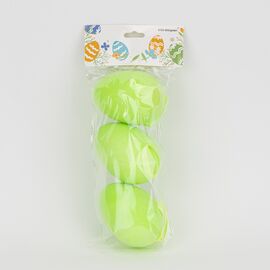 Набор из 3 подвесных флоковых крашанок, зеленый, 9,5 см ᐒ купить на  ❤ Like7km.com.ua