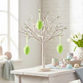 Крашанка флоковая подвесная, зеленая, 14 см, изображение 4 ᐒ купить на  ❤ Like7km.com.ua