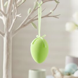 Крашанка флоковая подвесная, зеленая, 14 см ᐒ купить на  ❤ Like7km.com.ua