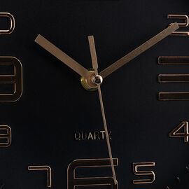 Часы "Меридиан", черно-золотые, 20 см, изображение 2 ᐒ купить на  ❤ Like7km.com.ua