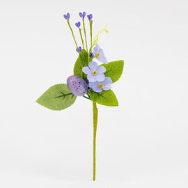 Пасхальная декоративная веточка "Фиолетовая крашанка", 26 см ᐒ купить на  ❤ Like7km.com.ua