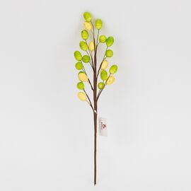 Пасхальная декоративная веточка, желто-зеленая, 35 см ᐒ купить на  ❤ Like7km.com.ua