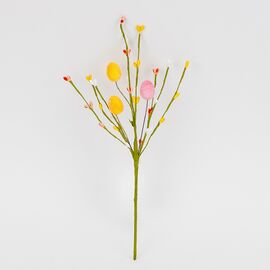 Пасхальная декоративная веточка "Крашанки", 30 см ᐒ купить на  ❤ Like7km.com.ua