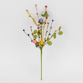 Пасхальная декоративная веточка "Крашанки", 45 см ᐒ купить на  ❤ Like7km.com.ua