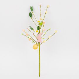 Пасхальная декоративная веточка "Пасхальный кролик", 47 см ᐒ купить на  ❤ Like7km.com.ua