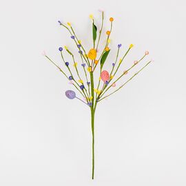 Пасхальная декоративная веточка "Разноцветные крашанки", 40 см ᐒ купить на  ❤ Like7km.com.ua