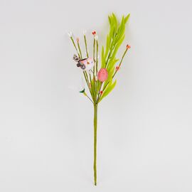 Пасхальная декоративная веточка "Птичка и крашанка", 33 см ᐒ купить на  ❤ Like7km.com.ua