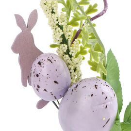 Декоративная веточка "Пасхальные крашанки", 24 см, изображение 2 ᐒ купить на  ❤ Like7km.com.ua