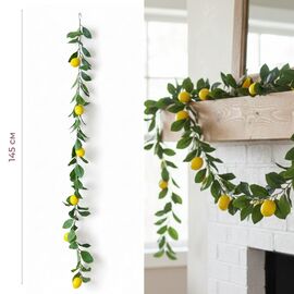 Искусственная гирлянда "Лимоны", 145 см ᐒ купить на  ❤ Like7km.com.ua