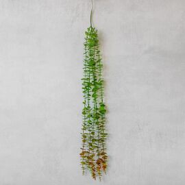 Искусственная свисающая ветвь "Лиана", зелено-оранжевая, 82 см ᐒ купить на  ❤ Like7km.com.ua