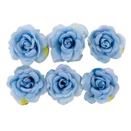 Головка розы, голубая, 5 см, изображение 2 ᐒ купить на  ❤ Like7km.com.ua