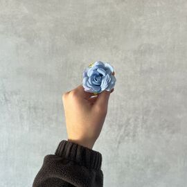 Головка розы, голубая, 5 см, изображение 5 ᐒ купить на  ❤ Like7km.com.ua