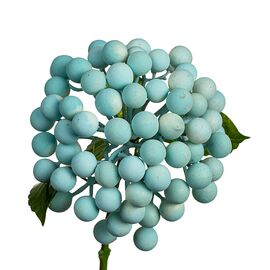 Искусственная ветка с ягодами, голубая, изображение 2 ᐒ купить на  ❤ Like7km.com.ua