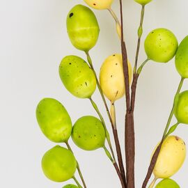 Пасхальная декоративная веточка, желто-зеленая, 35 см, изображение 2 ᐒ купить на  ❤ Like7km.com.ua