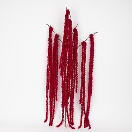 Искусственная свисающая ветка "Амарант", бордовая, 120 см ᐒ купить на  ❤ Like7km.com.ua