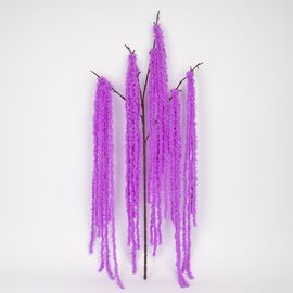 Искусственная свисающая ветка "Амарант", сиреневая, 120 см ᐒ купить на  ❤ Like7km.com.ua