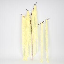 Искусственная свисающая ветка "Амарант", кремовая, 120 см ᐒ купить на  ❤ Like7km.com.ua