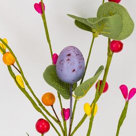 Пасхальная декоративная веточка "Крашанки", 45 см, изображение 2 ᐒ купить на  ❤ Like7km.com.ua